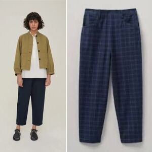 TOAST cropped plaid pants